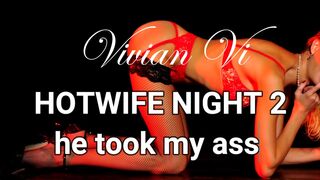 Hotwife night two - the 1st time I got such a giant cock in my diminutive wazoo - 1 image
