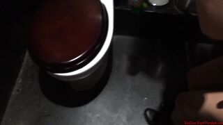Anal And Oral Pleasure Into Public Restaurant Shitter With A Client - 10 image