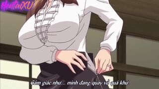 Hentai / Stepmother cumming from her first time anal - 11 image
