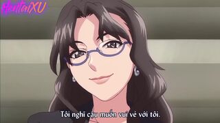 Hentai / Stepmother cumming from her first time anal - 9 image