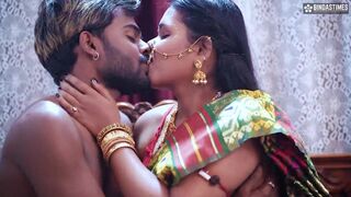 Tamil wife very 1st Suhagraat with her Big Cock husband and Cum Swallowing after Rough Sex ( Hindi Audio ) - 2 image