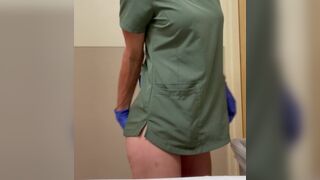 Nurse slut hole stuffed for her work shift - 3 image