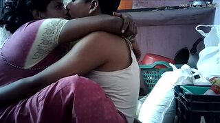 Indian wife romantic kissing ass - 2 image