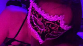 RedFantasies FREEBIES: Threw on my black slutty net outfit and went to suck dick - 14 image