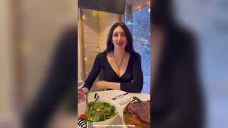Hot wife on a date in a restaurant cheats on her husband - 2 image