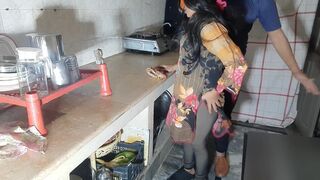 Indian Maid Ass Fucked By House Owner In Kitchen, hindi sex viral video - 2 image