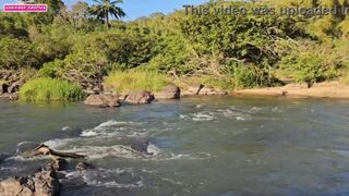 RUNNING AWAY FROM HOME TO CHEAT ON MY HUSBAND WITH THREE MASKED MEN ON THE RIVERSIDE - 8 image