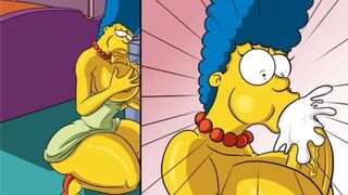 Housewife Received An Unusual Gift On Valentine's Day. A Large Venous Dick Was Sticking Out Of The Wall, Which Was Ready To Fill Her Ass Hole With A Powerful Stream Of Hot Sticky Sperm / Comic - 4 image