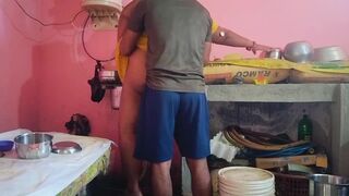 Went to neighbor aunty's kitchen and fucked her in the ass - 4 image
