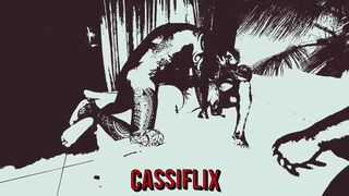 That whoredom with a lot of black and just me as a white girl getting a hard dick in my pussy and ass - Cassiflix