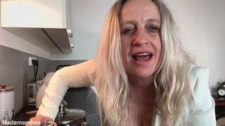 Hot fisting experience in the kitchen in private - 2 image