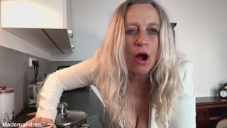 Hot fisting experience in the kitchen in private - 6 image