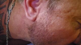 Hot brunette loves oral sex and a finger in the ass