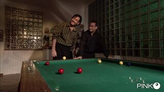 A Pool Table, Two Cocks and a Pussy