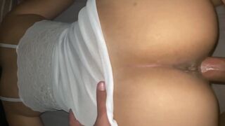 I love riding my stepbrother's big cock - CUMSHOT