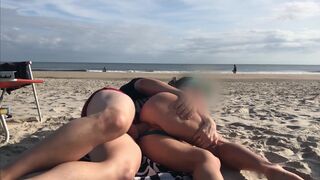 Getting a dick in her ass in front of everyone was the last thing she expected while lying on a public beach... - 13 image