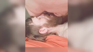 Curvy MILF couple anal