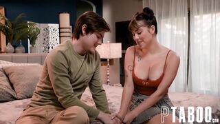 Dee Williams Teaches Stepson Tyler and Lilith Anal in Virginity-Saving Threesome! - 1 image