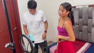 The whore JULIANAPALVIN likes me to cum in her panties, she watches me do it and I end up cumming inside her delicious pussy.