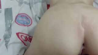 My jealous bitch stepsister takes advantage of me talking to my girlfriend to get really horny and cum in her ass.