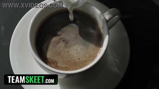 Step-mom Bambi Blitz humiliates stepson Austin Pierce with a cumshot and facial - 14 image