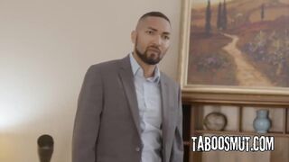 Natasha Nice's curvy body takes a hardcore pounding in taboo action with Mickey Mod