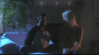 Hannah Harper's shaved pussy fingered & deepthroated by Billy Glide's big cock - 1 image