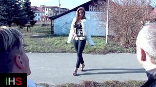 Naughty milf Lauren May gets double penetrated by Choky Ice & Bruno Sx in wild threesome - 1 image