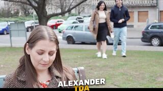 Livia Venom seduces park-goer Alexander TdA with her natural tits & dirty talk - 1 image