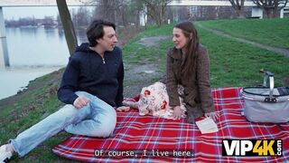 Livia Venom seduces park-goer Alexander TdA with her natural tits & dirty talk - 3 image