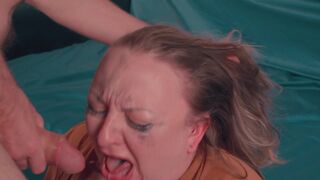 Watch MyCurves get her hairy pussy destroyed while getting her ass gagged & balls deep destroyed by Romeo Strand - 14 image