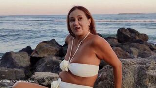 Milf Tumanova's natural tits and ass get brutally pounded by her man's friend's mom in POV - 2 image