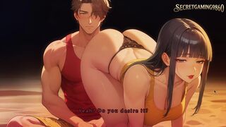 Busty MILF gets her tight ass drilled hard & filled with cum in 3D Hentai Porn Game - I Love Your Wife Part 02 - 4 image
