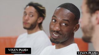 Sienna Rae takes BBCs in all holes in wild interracial DP action with Hollywood Cash - 3 image