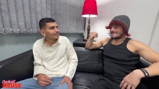 Watch Samira Summer's curvy body take two hard cocks in her pussy and ass while Novinho & Alex Victor watch in awe - 2 image