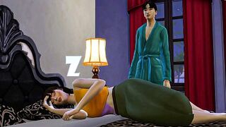 Son Bonks Sleeping Korean Mamma Anal And Vaginal | Korean Mamma And Son Fucking - Family Sex Taboo - Adult Episode Scene - 1 image