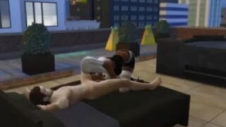 Hotty is Satisfying her Paramour-SIMS - 3 image