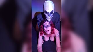 Argent Silver acquires face screwed during oral pleasure and then pumped hard from behind with anal. - 15 image