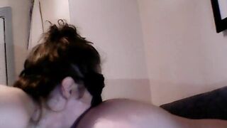 Gazoo licking with my hubby compilation recorded on web camera - 4 image
