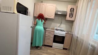 Mommy with a large arse gratified her son with her anal in the kitchen - 2 image